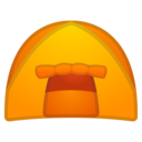 Android Oreo; U+26FA; Emoji