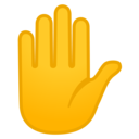 Android Oreo; U+270B; Emoji