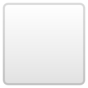 Android Oreo; U+2B1C; Emoji