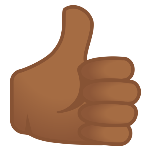 👍🏾 Thumbs Up: Medium-dark Skin Tone Emoji