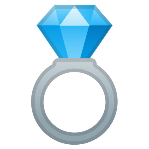 Diamond Ring Emoji, HD Png Download - kindpng