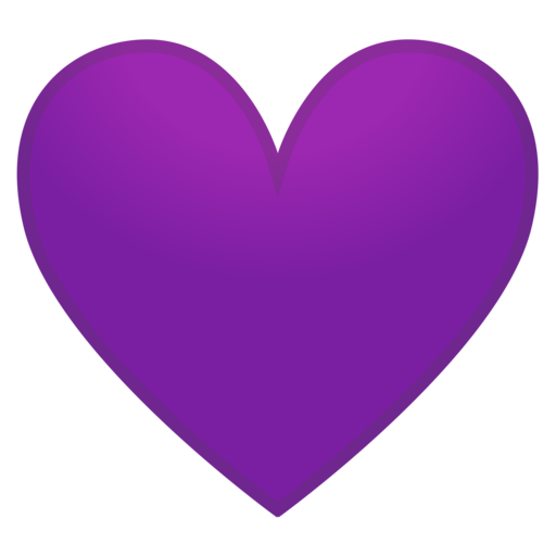 💜 Coração Roxo Emoji