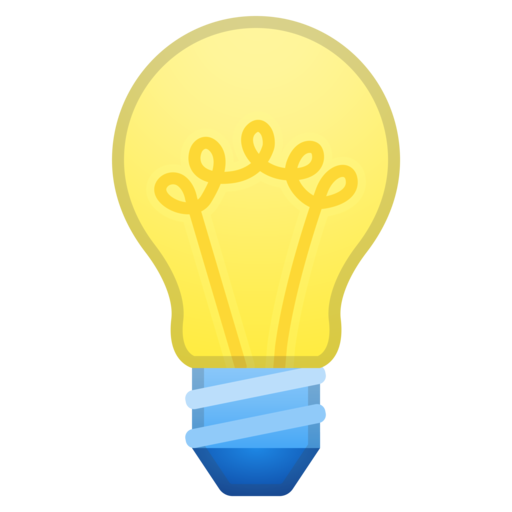 💡 Light Bulb Emoji