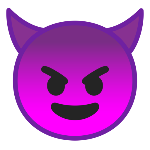 ð grinsendes Gesicht mit Hörnern-Emoji