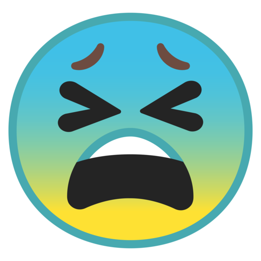 Tired Face Emoji (U+1F62B)