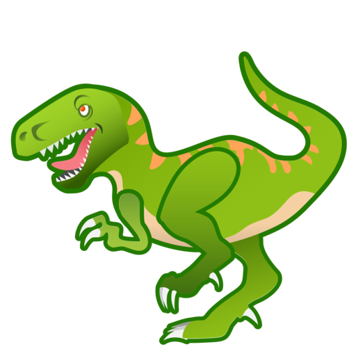 Desenho de T Rex Emoji para colorir