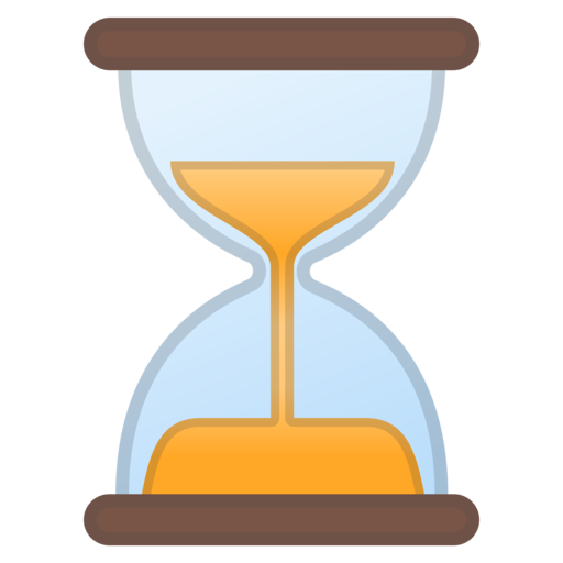 ⏳ Reloj De Arena Con Tiempo Emoji