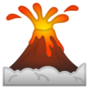 Android Pie; U+1F30B; Emoji