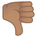 Android Pie; U+1F44E U+1F3FD; Emoji