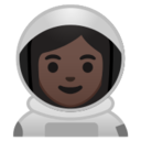 Android Pie; U+1F469 U+1F3FF U+200D U+1F680; Emoji