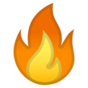 Android Pie; U+1F525; Emoji