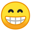 Android Pie; U+1F601; Emoji