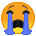 Android Pie; U+1F62D; Emoji