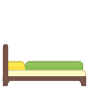 Android Pie; U+1F6CF U+FE0F; Emoji
