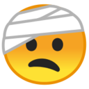 Android Pie; U+1F915; Emoji