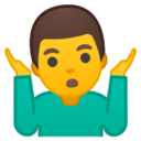 Android Pie; U+1F937 U+200D U+2642 U+FE0F; Emoji