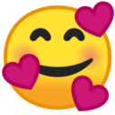 Android Pie; U+1F970; Emoji
