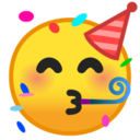 Android Pie; U+1F973; Emoji