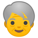 Android Pie; U+1F9D3; Adulto Piรน Anziano Emoji