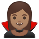 Android Pie; U+1F9DB U+1F3FD; Personne Vampire: Peau 3 Emoji
