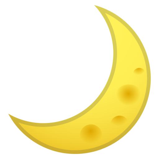 ðŸŒ™ Lua Crescente Emoji