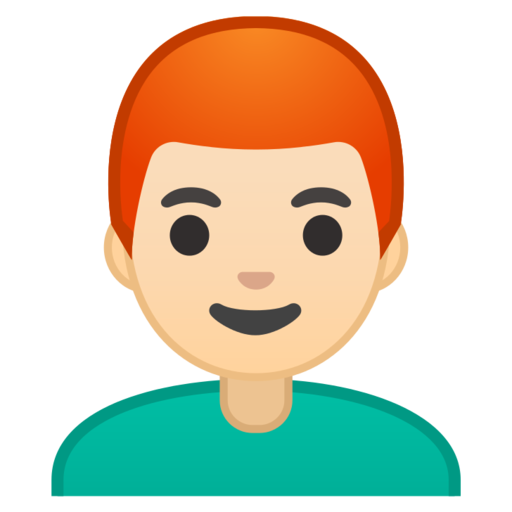 Ícone Do Emoji Do Homem, Tom De Pele Da Meio-luz, Cabelo Marrom