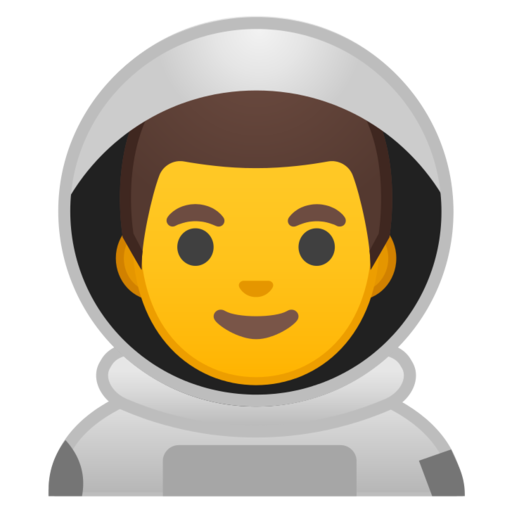 Man Astronaut Emoji