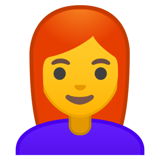 Woman: Hair Emoji