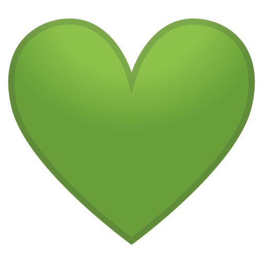 Bilderesultat for green heart emoji png