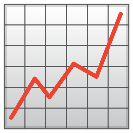 📈 Chart Increasing Emoji, Growth Emoji