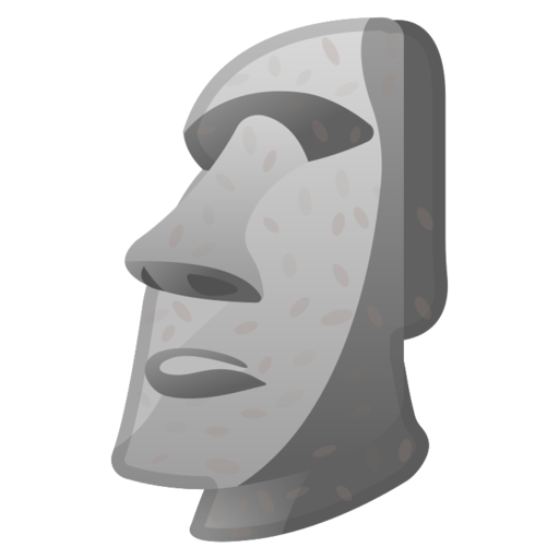 🗿 Estatua Moái Emoji