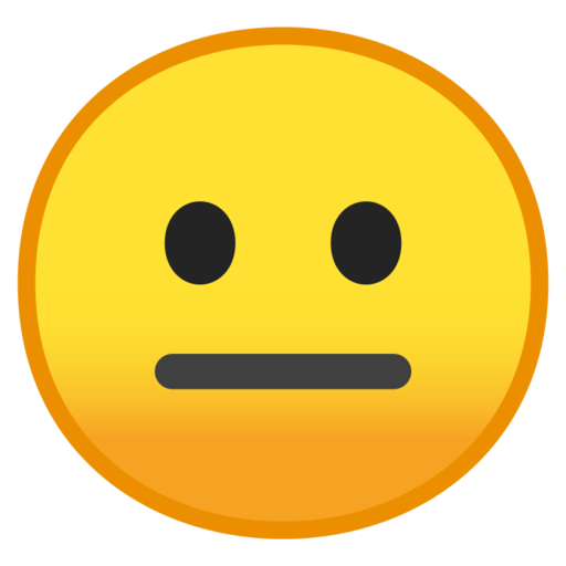 😐 neutrales Gesicht-Emoji