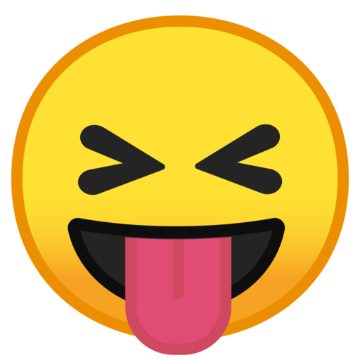 😝 Faccina Con Un Gran Sorriso Che Mostra La Lingua Emoji