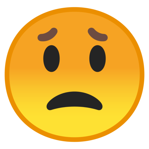 😟 Worried Face Emoji