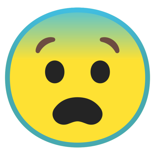 Cara Asustada Emoji