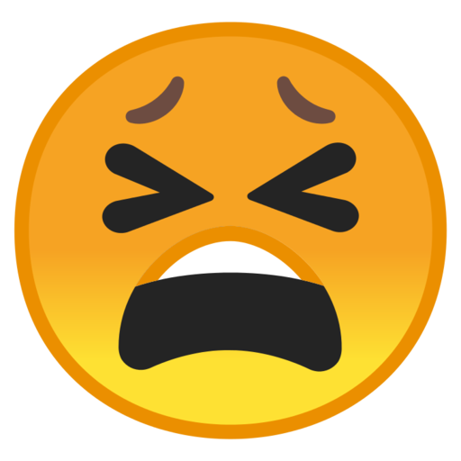 Tired Face Emoji (U+1F62B)