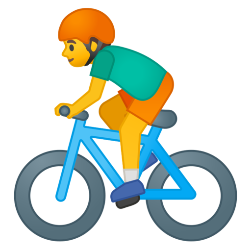  Radfahrer in Emoji