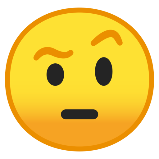 馃え Cara Con Ceja Alzada Emoji