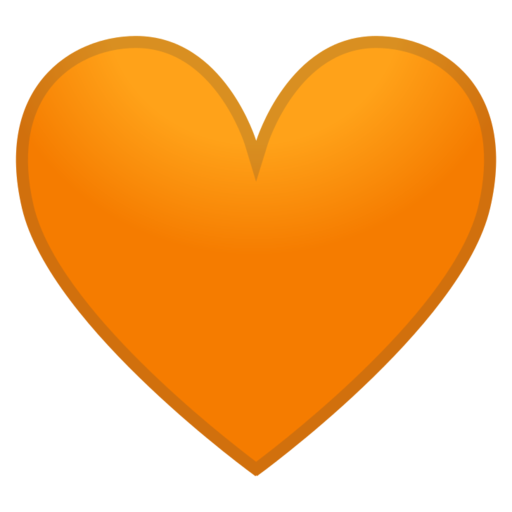 🧡 Corazón Naranja Emoji
