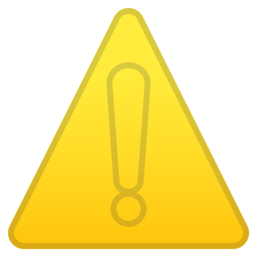 ⚠️ Warning Emoji, Attention Emoji, Alert Emoji