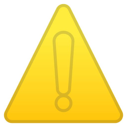 Caution Sign Emoji Png