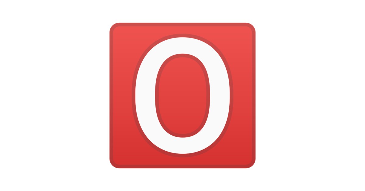 🅾️ O Button (blood Type) Emoji