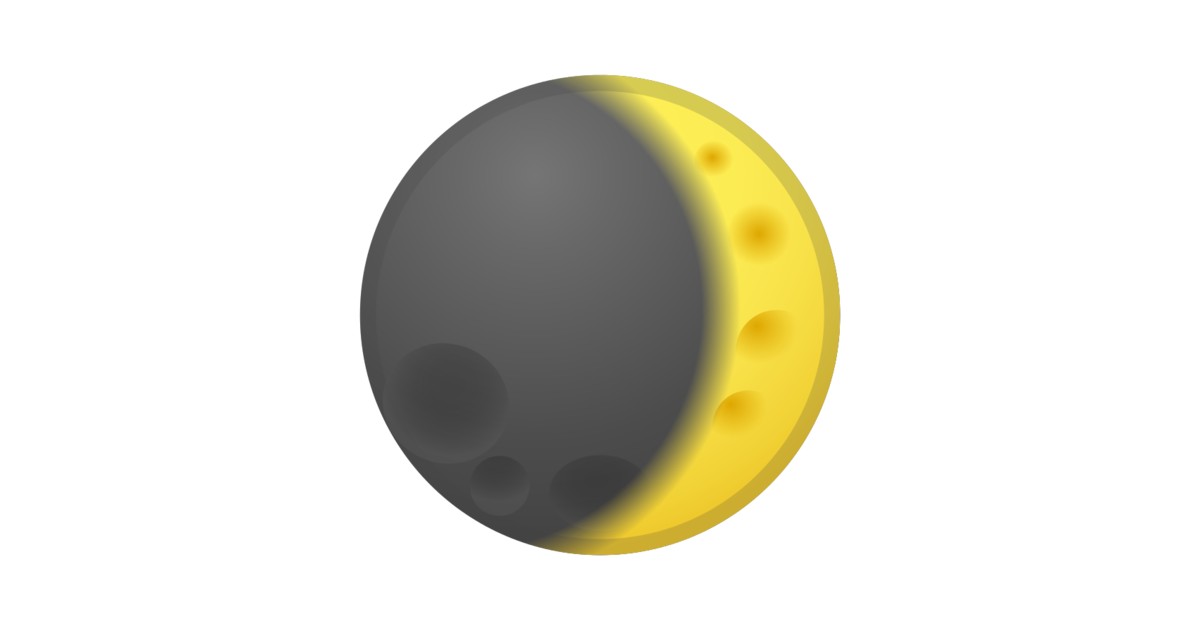 🌒 Lune Croissante Emoji