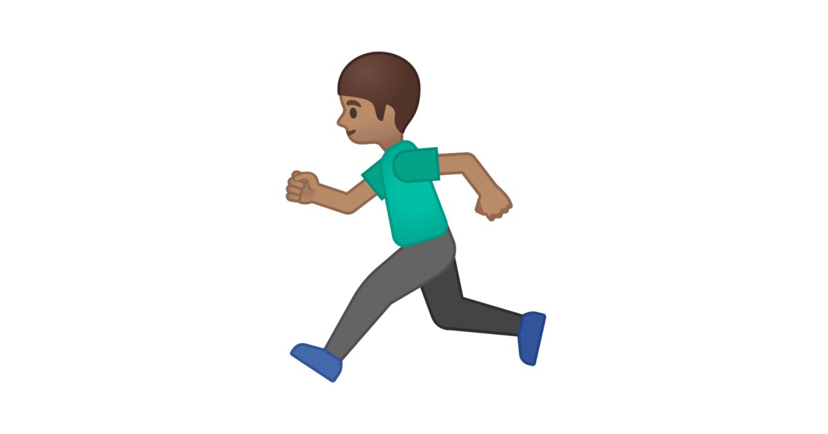 ðð½‍♂️ Man Running: Medium Skin Tone Emoji