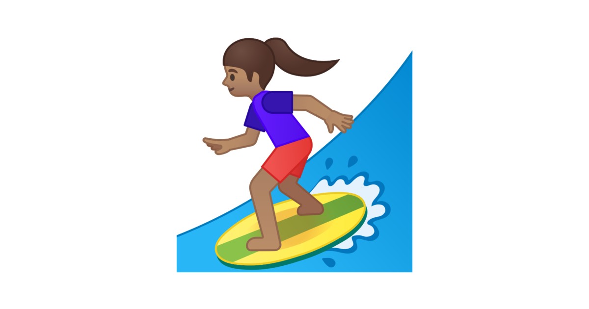 🏄🏽‍♀️ Woman Surfing Medium Skin Tone Emoji