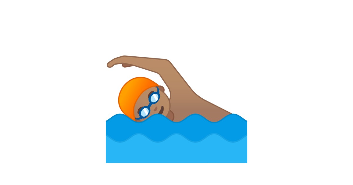 🏊🏽‍♂️ Man Swimming Medium Skin Tone Emoji