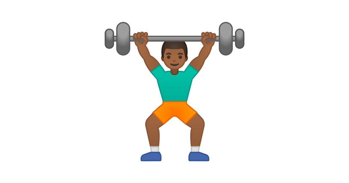 🏋🏾 Person Lifting Weights: Medium-dark Skin Tone Emoji