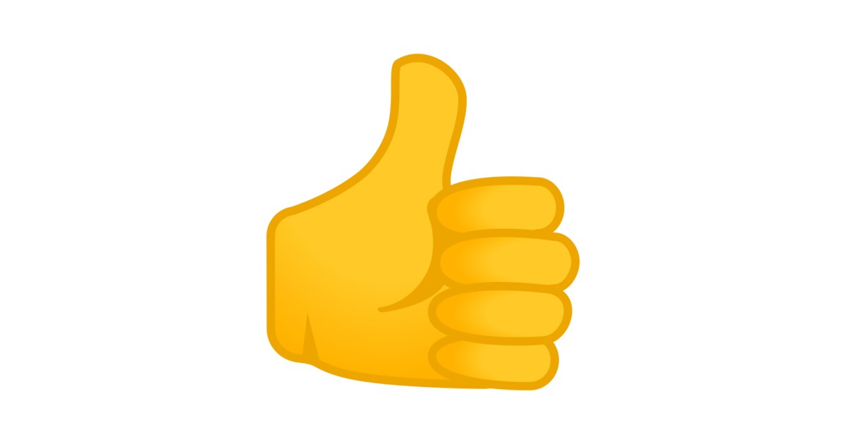 Thumbs Up Emoji Shortcut