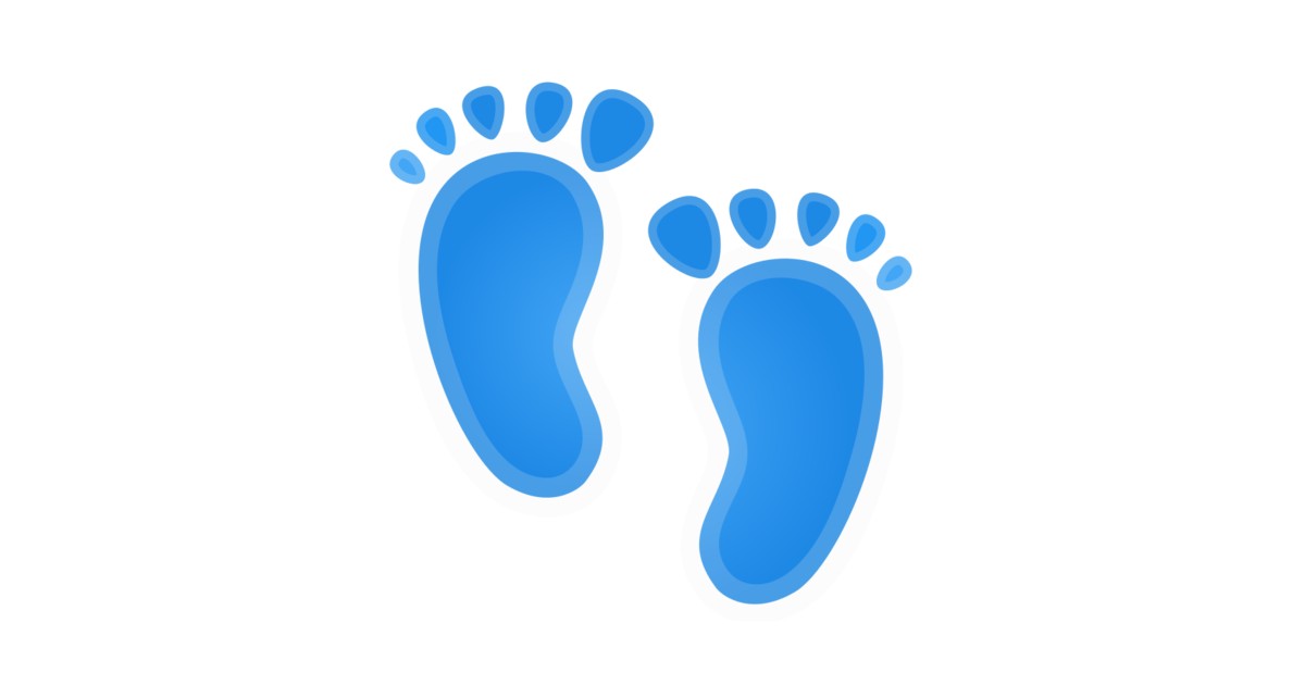 👣 Huellas De Pies Emoji