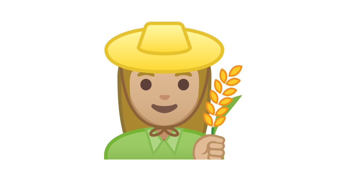 👩🏼‍🌾 Woman Farmer Mediumlight Skin Tone Emoji